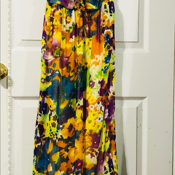 LOT OF 2 SUMMER SPRING MAXI DRESSES XS SIZE 0 - Picture 2 of 8